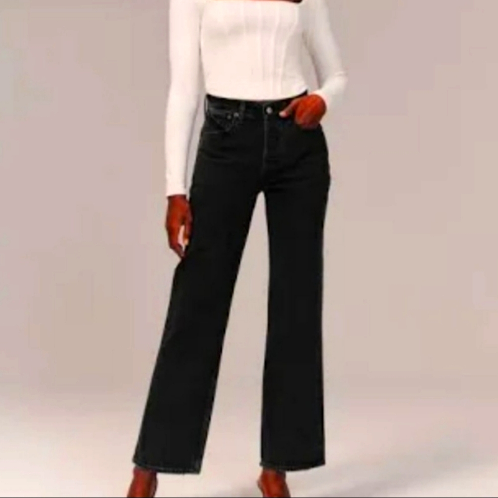 Curve Love Abercrombie Low Rise 90s Baggy Jean